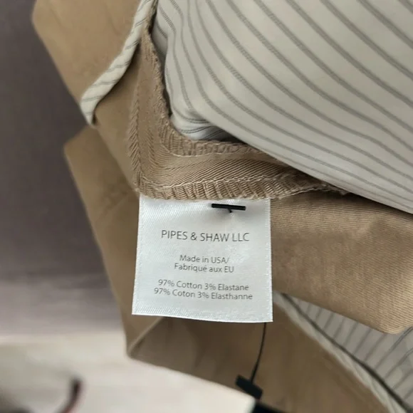 Veronica Beard sz8 stretch khaki cropped cuffed pant - Picture 5 of 5